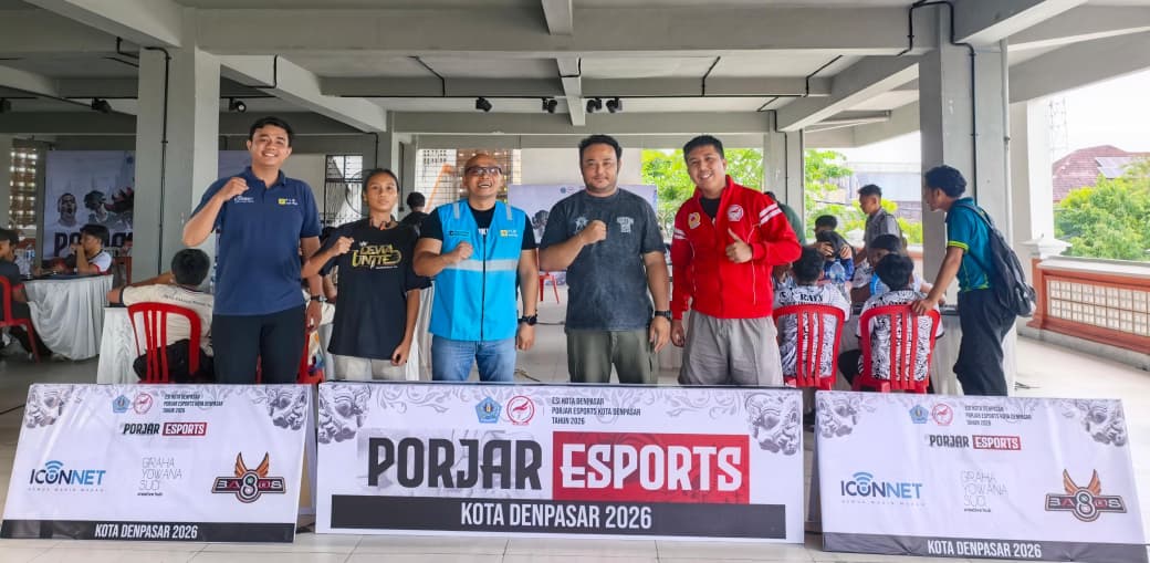 ## Dukung Talenta Digital Muda, PLN Icon Plus SBU Regional Bali dan Nusa Tenggara Dukung Kegiatan PORJAR E-Sport Denpasar